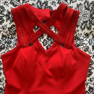 A.Drea red dress